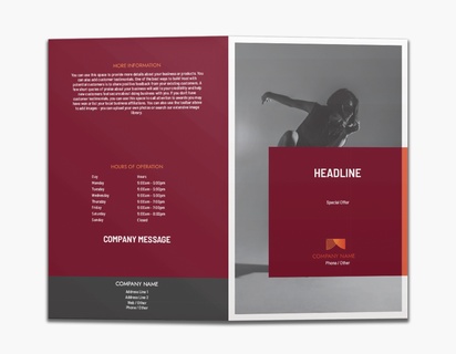 Design Preview for Design Gallery: Theater Custom Brochures, 8.5" x 11" Bi-fold