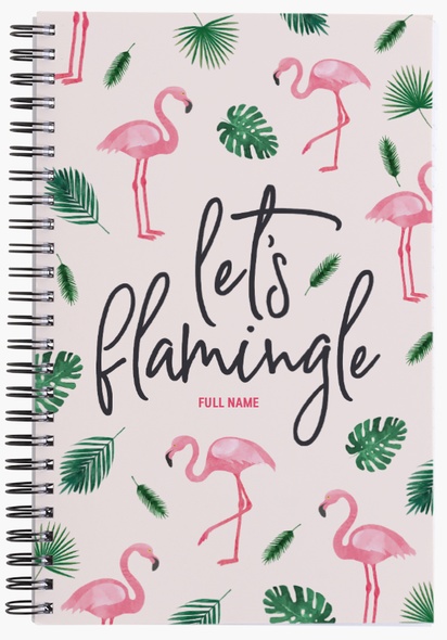 A flamingle bachelorette party pink gray design for Animals