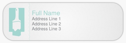Design Preview for Design Gallery: Painting & Decorating Return Address Labels
