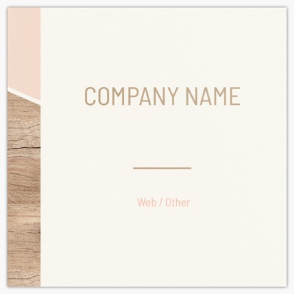 Design Preview for Blogging Glossy Business Cards Templates, Square (2.5" x 2.5")
