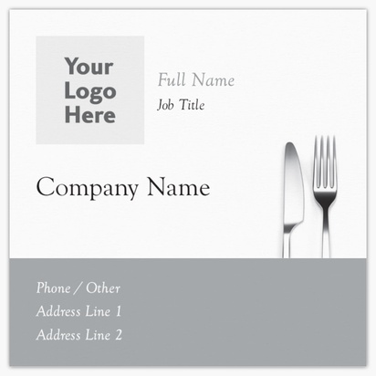 Design Preview for Design Gallery: Conservative Square Business Cards