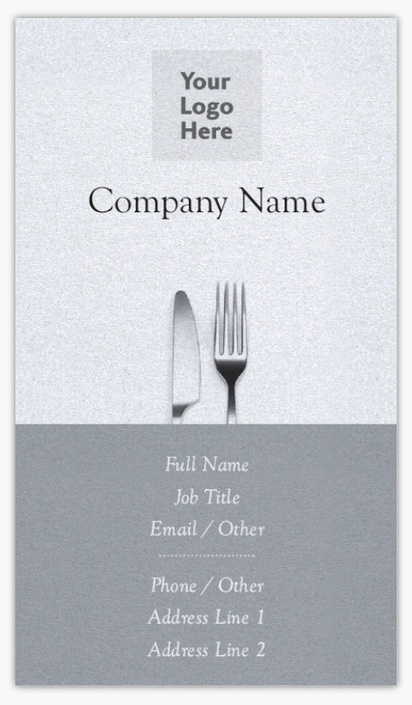 A catering waitress gray design with 1 uploads