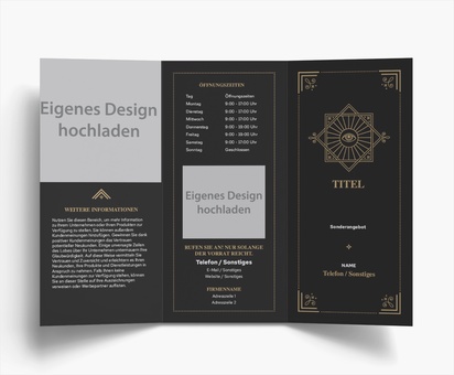 Designvorschau für Designgalerie: Falzflyer Religiös & Geistig, Wickelfalz DL (99 x 210 mm)