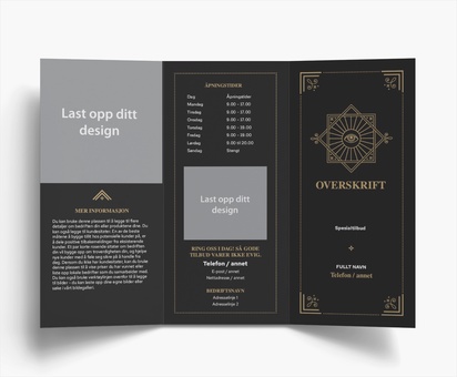 Forhåndsvisning av design for Designgalleri: Arrangementer og underholdning Brosjyrer, 3-fløyet DL (99 x 210 mm)