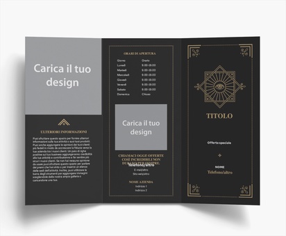 Anteprima design per Galleria di design: volantini per religioso e spirituale, 2 pieghe a portafoglio DL (99 x 210 mm)