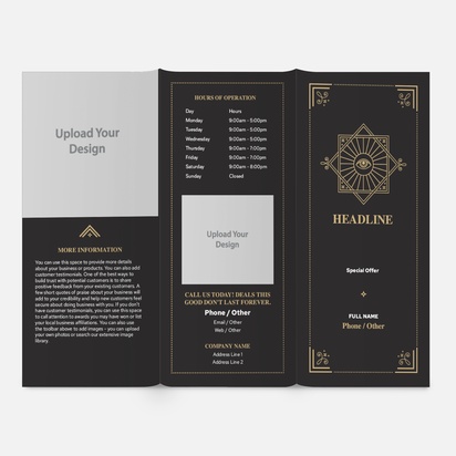 Design Preview for Design Gallery: Retro & Vintage Brochures, DL Tri-fold