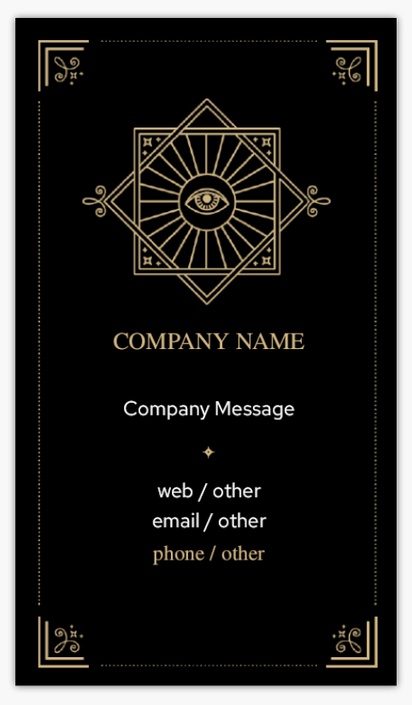Design Preview for Religious & Spiritual Soft Touch Business Cards Templates, Standard (3.5" x 2")