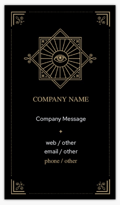 Design Preview for Religious & Spiritual Pearl Business Cards Templates, Standard (3.5" x 2")
