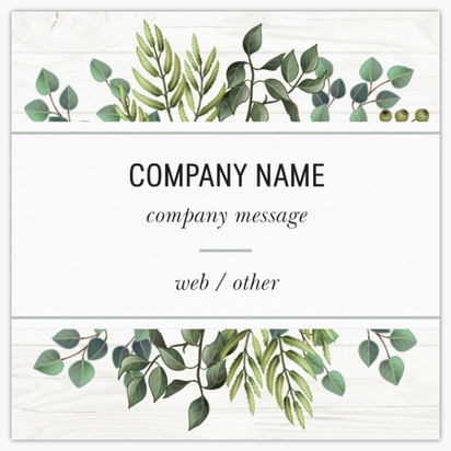 Design Preview for Design Gallery: Crafts Matte Visiting Cards, Square (63.5 x 63.5 mm)