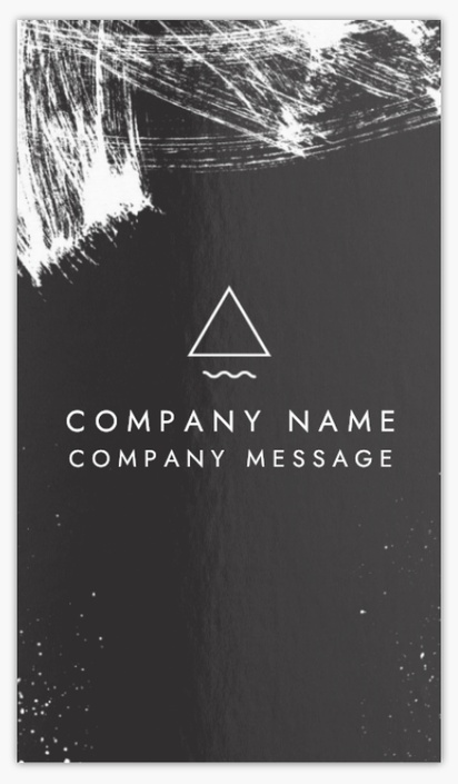 A ink splatter triangle gray design for Modern & Simple