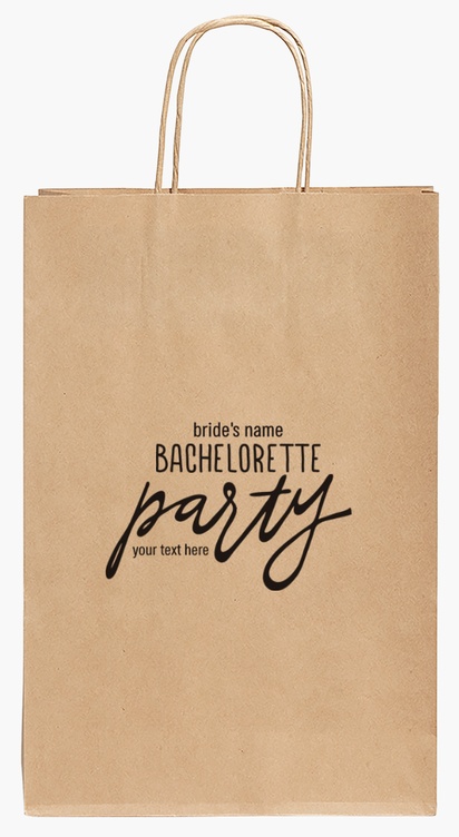 Design Preview for Design Gallery: Wedding Paper Bags, 35.5 x 24 x 12 cm