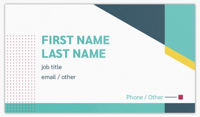 Design Preview for Blogging Glossy Business Cards Templates, Standard (3.5" x 2")