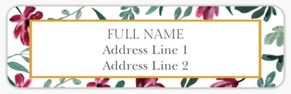 Design Preview for Templates for Travel & Accommodation Return Address Labels 