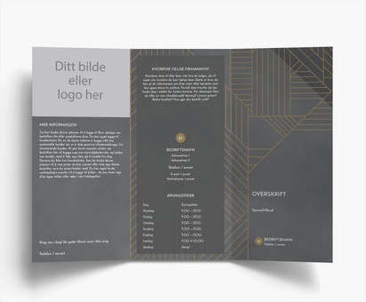 Forhåndsvisning av design for Designgalleri: Oppussing av kjøkken og bad Brosjyrer, 3-fløyet DL (99 x 210 mm)