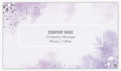 A esthetician paint white purple design for Modern & Simple