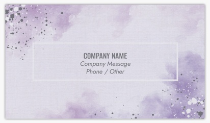 Design Preview for Beauty & Spa Linen Business Cards Templates, Standard (3.5" x 2")