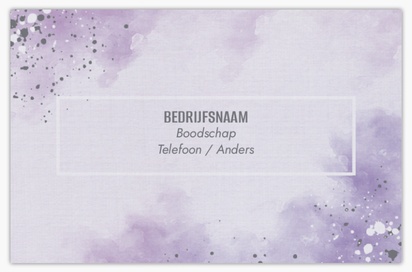 Voorvertoning ontwerp voor Ontwerpgalerij: Cosmetica en parfum Linnen visitekaartjes