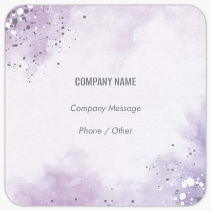Design Preview for Design Gallery: Skin Care Rounded Corner Business Cards, Square (2.5" x 2.5")