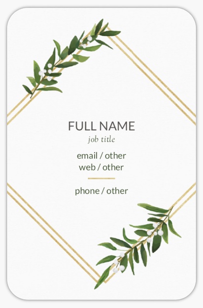 Design Preview for Design Gallery: Religious & Spiritual Rounded Corner Business Cards, Rounded Standard (85 x 55 mm)