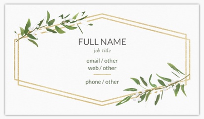 Design Preview for Beauty & Spa Standard Business Cards Templates, Standard (3.5" x 2")