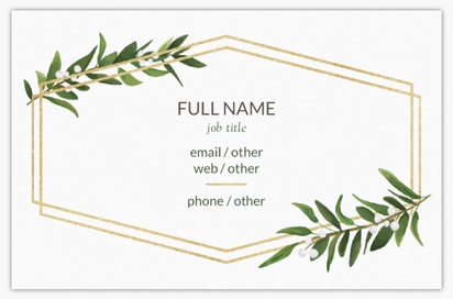 Design Preview for Design Gallery: Florists Standard Business Cards, Standard (85 x 55 mm)