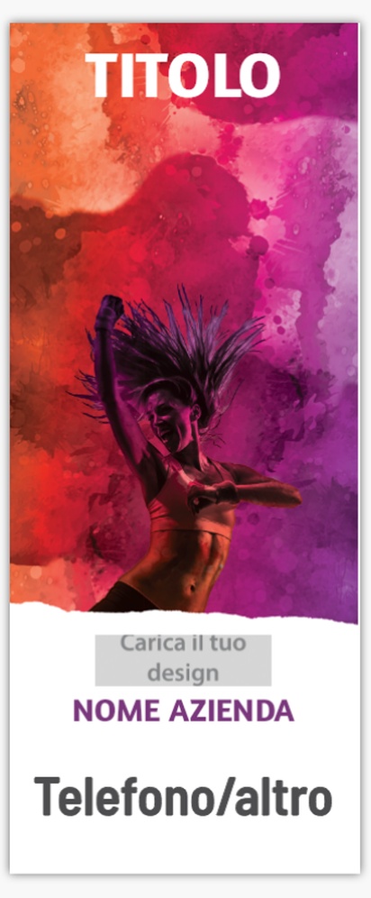 Anteprima design per Galleria di design: Roll up per Danza e coreografia, 85 x 206 cm Premium 