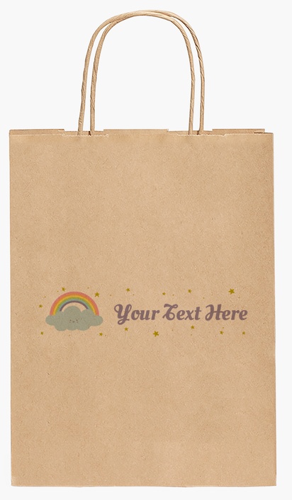 Design Preview for Design Gallery: Baby Shower Paper Bags, 27.5 x 20.5 x 11 cm
