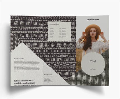 Voorvertoning ontwerp voor Ontwerpgalerij: Detailhandel en verkoop Folders, Drieluik DL (99 x 210 mm)