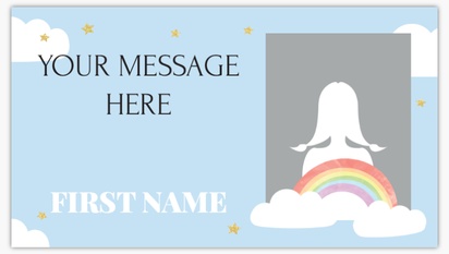 Design Preview for Design Gallery: Baby Shower Vinyl Banners, 52 x 91 cm