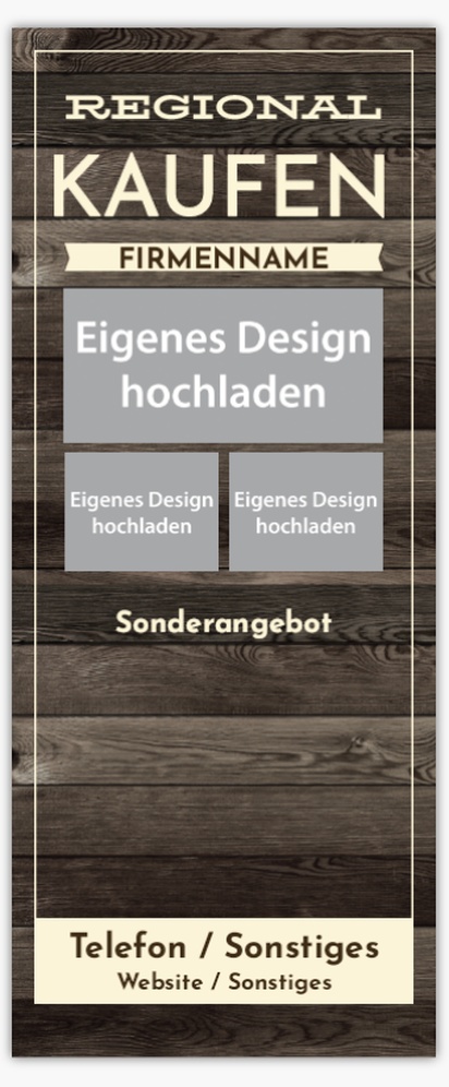 Designvorschau für Designgalerie: Roll-Up-Banner Essen & Trinken, 85 x 206 cm Economy