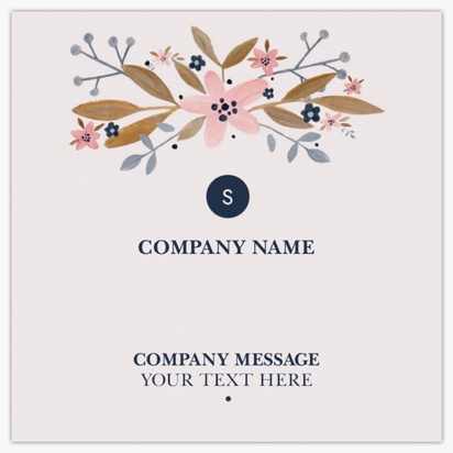 Design Preview for Design Gallery: Square Business Cards