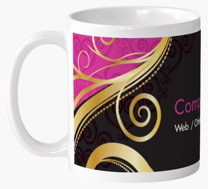 Design Preview for Design Gallery: Retro & Vintage Personalised Mugs, 325 ml  Wrap-around