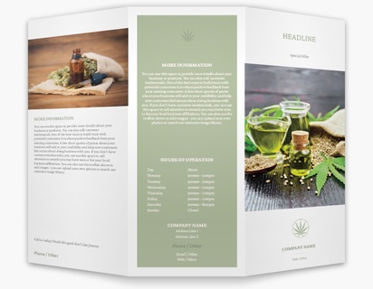 Design Preview for Design Gallery: Health & Wellness Custom Brochures, 8.5" x 11" Tri-fold