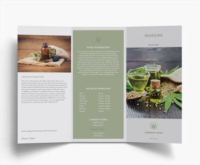 Design Preview for Design Gallery: Health & Wellness Folded Leaflets, Tri-fold DL (99 x 210 mm)