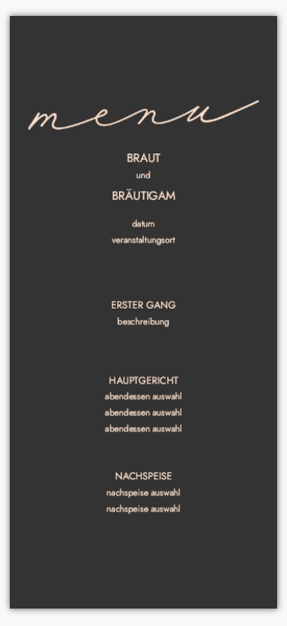 Designvorschau für Designgalerie: Menükarten Typografie