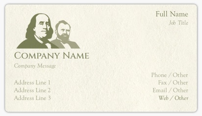 Design Preview for Templates for Finance & Insurance Name Card Stickers 