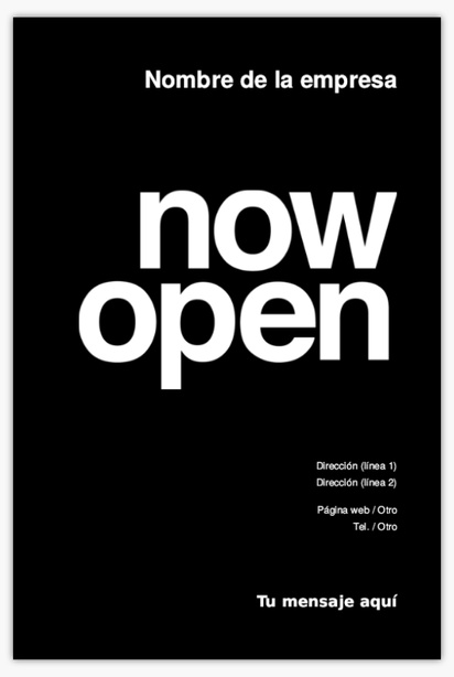 Un púrpura apertura de nueva tienda diseño negro blanco para Moderno y sencillo
