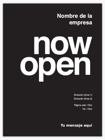 Un apertura de nueva tienda púrpura diseño gris blanco para Moderno y sencillo