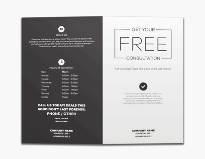 A free first visit face shot white gray design for Modern & Simple