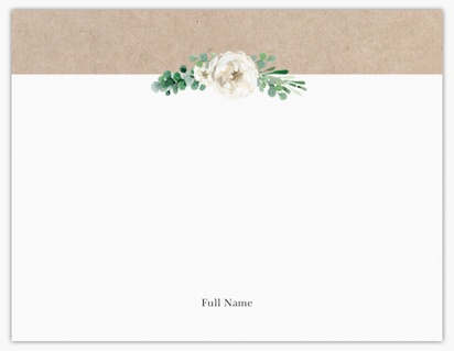 Design Preview for Design Gallery: Rustic Note Cards, Flat 10.7 x 13.9 cm