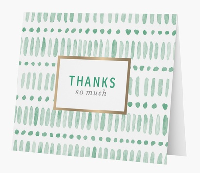 Designvorschau für Vorlagen für Dankeskarten, Klappformat