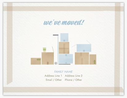 Design Preview for Design Gallery: Moving Postcards, Standard