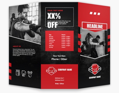 Design Preview for Design Gallery: Sports & Fitness Custom Brochures, 8.5" x 11" Tri-fold