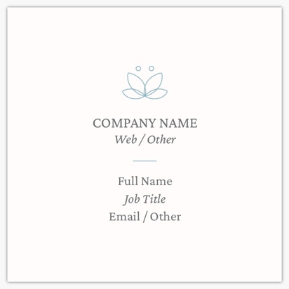 Design Preview for Design Gallery: Pregnancy & Childbirth Standard Business Cards, Square (65 x 65 mm)