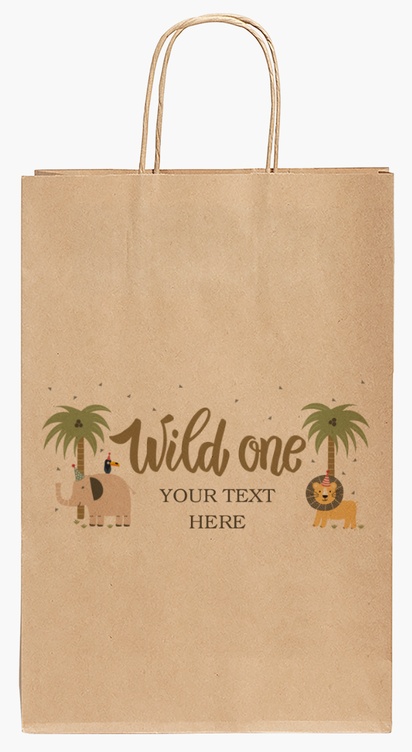 Design Preview for Design Gallery: Animals Paper Bags, 35.5 x 24 x 12 cm