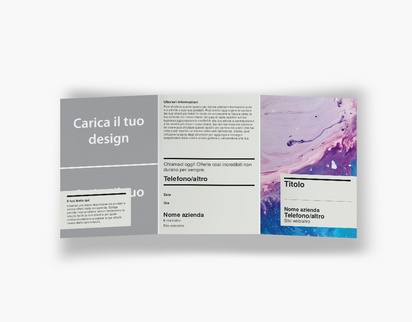 Anteprima design per Galleria di design: dépliant pieghevoli per grafica, 2 pieghe a portafoglio A6 (105 x 148 mm)