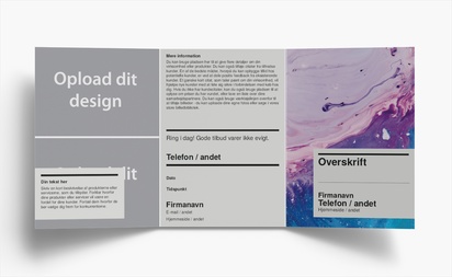 Forhåndsvisning af design for Designgalleri: Markedsføring og PR Brochurer, 3-fløjet A6 (105 x 148 mm)