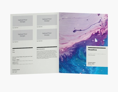 Design Preview for Design Gallery: Modern & Simple Folded Leaflets, Bi-fold A4 (210 x 297 mm)