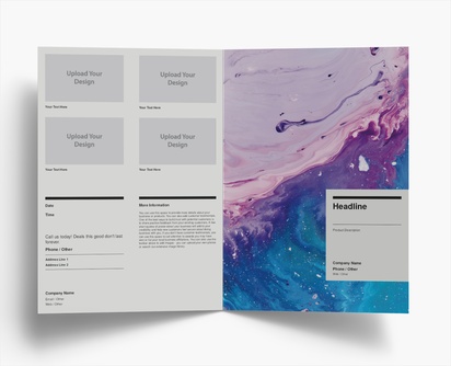 Design Preview for Design Gallery: Marketing & Communications Folded Leaflets, Bi-fold A4 (210 x 297 mm)