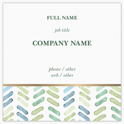 Design Preview for Business Cards Designs & Templates, Square (65 x 65 mm)